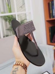 Luxury Designer Slipper Womens and Mens Slides Sandals Fashion Leather Thong Sandals Double Metal Unisex Causal Beach Flats Flip F7475530