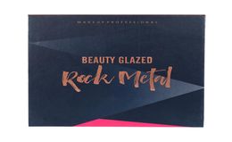 Beauty Glazed Rock Metal Eyeshadow Palette Long lasting Glitter Eyeshadow Pallete Shimmer Matte Nude Pigment Waterproof Eye Shadow4836703