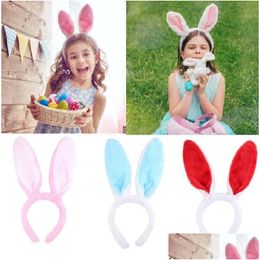 Party Decoration Cute Easter Adt Kids Rabbit Ear Headband Happy Bunny Supplies Favor For Gifts C0215 Drop Delivery Home Garden Festiv Dhubg