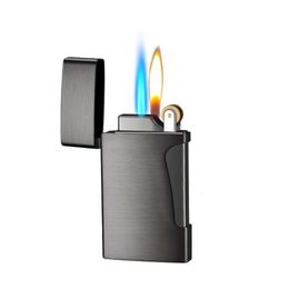 Db-1212 Butane Torch Refillable Flint Lighter Lighter Windproof Blue Flame Double Fire