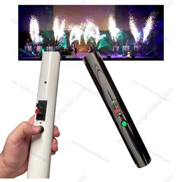 Wedding Hand Hold Torch Machine Reusable Stage Machine For Bride Marriage Stage Party DJ Firework Without Battery Cold Fountain 240430