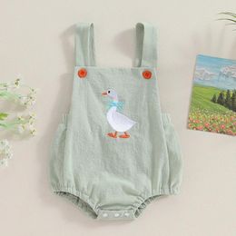 Rompers CitgeeSummer Infant Baby Girl Sleeveless Bodysuit Print Suspender Jumpsuit Cute Casual Clothes