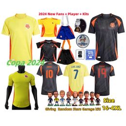 XXXL 4XL 24-25 ColombiaSoccer Jerseys FaLCaOJaMES CaRRaSCAL Football Shirts Fans Player VersionD. MUNOZ J.LERMaHeRNaNDEZ J. aRIaS de futbol maillot Men Kids kits