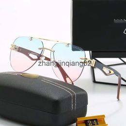 Designer Mayba Glasses Cycle Luxury Polarise Sports Sunglasses For Woman Mens New Fashion Baseball Party Blue Pink Golden Cat Eye Lady Run Sun Glasses