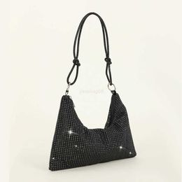 Cross Body Fashion Rhinestones Brassa frizione sera Shiny Crystal Female Dining Perses Borse Designer Spalla ascella