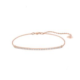 neckless for woman Swarovskis Jewellery Pair Only Smile Bracelet Female Swallow Element Crystal Simple One Word Bracelet