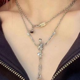 satellite Necklace Designer Necklace for Woman viviane viviennes westwood Luxury Jewelry Necklace High Quality Empress Dowager Saturn Skull Necklace