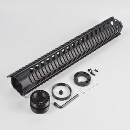 Tactical T-Serie 15 Inch Free Float Quad Rail Handguard Picatinny Rail System Forend Fits 223 5 56 Types Black Colour 2172