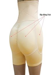 High Waisted Butt And Hip Padded Shaper Seamless Shapewear Women Fake Butt Enhancer Slimming Underwear Booty Lifter Tummy Shaper Y2598642