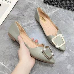 Dress Shoes Korean Women's Single Solid Colour Low Top Sandals Banquet Wedding Show Women Fashionable Shallow Mouth