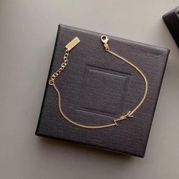 Designer Gold Chain Bracelet Womens Bracelets Love Jewellery Luxury Letter Pendant Y Bracelet For Women Charm Earring Wedding G2205242Z 2945