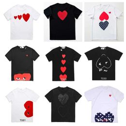 Mens Tshirts Play Brand Mens Tshirts Newest Mens Women Designer of Amri t Shirt Fashion Men s Casual Tshirt Man Clothing Little Red Heart Chuan Kubao Ling Polo Shirtf06