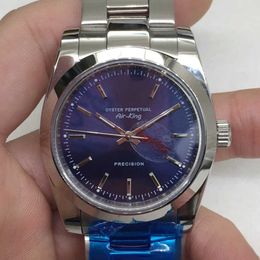 Designer Watch reloj watches AAA Mechanical Watch Lao Jia Log Light White AK Blue Unlimited Steel Strip Fully Automatic Mechanical Watch rz1 Machine mens watch