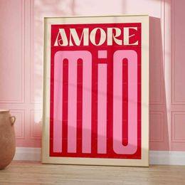 pers Inspired Music Amore Mio Music Lyrics Gig Indie Rock Gift Concert Wall Art Canvas Painting Posters for Living Room Home Decor J240505