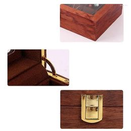 Watch Boxes Upgraded Box Jewellery Organiser Holder Display Necklace Storage With Top Glass