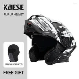 Motorcycle Helmets Personalised Design Full Face Helmet Dual Lens Flip Up Motocross Racing Modular Cascos Para Moto Men Women