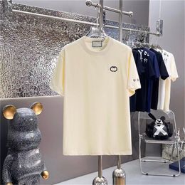 Men's T-shirt High quality designer casual fashion short-sleeved men's and women's crewneck T-shirts B6