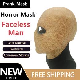 Horror Mask Faceless Man Halloween Costume Free Shipping Alien Terror Mask Ghost Face Cosplay Latex Mask Funny Props Party Toys & Supplies Mask Gift Festival Dress Up