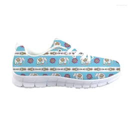 Casual Shoes 2024 Women Flowers And Animals Printing Students Fashion Sneakers Girls Lightweight Mesh Walking Tenis Feminino