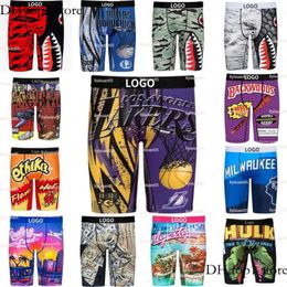 Psds Underpants Designer 3xl Mens Underwear Ps Ice Silk Underpants Breathable Printed Boxers with Package Plus Size New Printed Men Swimming Trunks 590