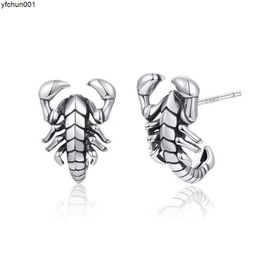 Wind and Trend Scorpion Earrings Mens Fashionable Vintage Personality Exaggerated Hip-hop Animal Ear Accessories