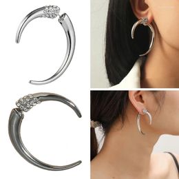 Stud Earrings 1 Pair European And American Jewelry Ins Fashion Novel Harajuku Hip-hop Street Diamonds Retro Moon For Women K3ND