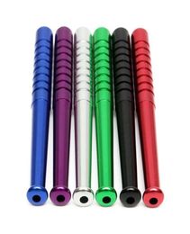 Baseball Bat Straight Type Tobacco Smoking Pipes 78mm 55mm Torch Handy Pipe Metal Bong Smoking Pipes Colorful4471330