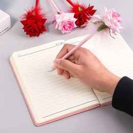 Cute Kawaii Rose Flower Ballpoint Pen Office School Supplies Stationery Creative Sweet Pretty Lovely