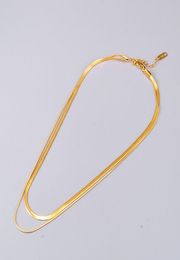 Luxus -Designer -Halskette Schlange Knochennackenkette Frauen Hochversion Temperament Schlüsselbeinkette2134036