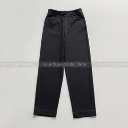 Women's Pants Nordic Niche Arc Twill Casual Design Sense Of Smoke Tube