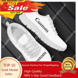 Casual Shoes 35-46 Customised Image Brand Pattern Women Sneakers Nursing Comfortable Mesh Flats For Female Girls Dropship