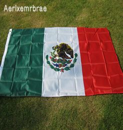 NEW 3x5 feet Mexico Nation flag Home decoration Outdoor polyester Mexico flag8916173