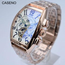 Wristwatches Automatic Mechanical Watches Men Top Military Sport Wristwatch Stainless Steel Luminous Male Clocks CASENO 2021 314N