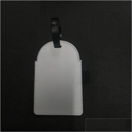 Sublimation Blanks Wholesale Blank Pu Leather Golf Tags Transfer Printing Materials Factory Price Drop Delivery Office School Busine Dh5Nw