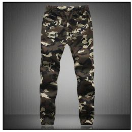 Mens Pants M-5X 2024 Jogger Autumn Pencil Harem Men Camouflage Military Loose Comfortable Cargo Trousers Camo Joggers Drop Delivery Ap Otxig