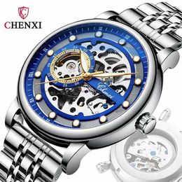 Chenxi/Chenxi Mani completamente automatico Orologio meccanico Business High-End High-End Mens Hollow Mechanical Oround