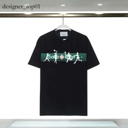 Men t shirts designer casablanc t shirt Fashion Men Casual t-shirts Man Clothing Street t-shirts Tennis Club casa blanca Shorts Sleeve Clothes Luxury shirt 8119