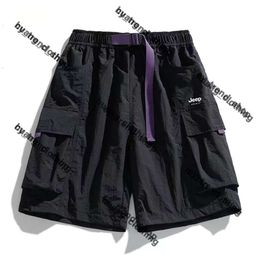 Men's Designer Pants Jeep Shorts Cargo Pockets Work Cargo Pants Womens Summer Sweatpants Multi-function Thigh Pants Hellstart Short Casual Loose Stone Shorts 243