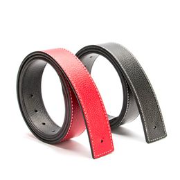 Designers H Belts for Men High Quality Pin Buckle Male Strap Genuine Real Leather Waistband 3 6cm No H Buckle 260K