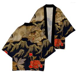 Landscape Print Daily Casual Kimono Comfortable High Quality Cardigan Half Sleeve Spring Fashion 2024 Trend