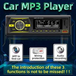 Car Organizer MP3 Player Receiver With LCD Display AM/FM Radio USB SD AUX APP Control