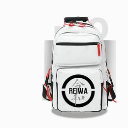 Reiwa backpack Kamen Rider daypack Masked Gotchard school bag Cartoon Print rucksack Casual schoolbag White Black day pack