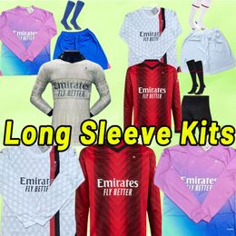 Long sleeve IBRAHIMOVIC 23 24 soccer jerseyS AC GIROUD R. LEAO BENNACER KESSIE ROMAGNOLI CALHANOGLU TONALI REBIC 2023 2024 home away FANS PLAYER VERSION MILANES