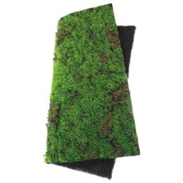 Decorative Flowers Simulated Moss Lawn Area Rugs Fake Turf Grass Carpet Artificial For Landscaping