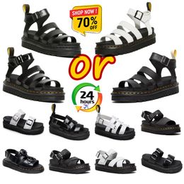 2024 New Designer Man Women Sandals Outdoor Sand beach Rubber Slipper Fashion Casual Heavy-bottomed buckle Sandal Sturdy sports leather sandals size 35-45