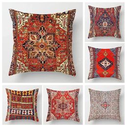 Pillow Fall Home Decor Autumn Living Room Throw Cover Sofa Boho 45x45cm 45 50 60x60cm 40 40cm 50x50cm Persia