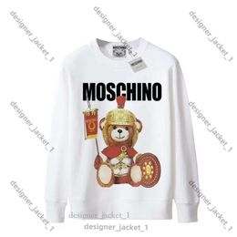 Men's Moschinno Sweatshirts For Perfect Oversized Autumn Womens Designers Hoodys Sweater Moschin Hoodie Sports Round Neck Long Sleeve 4804