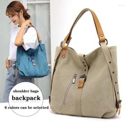 Shoulder Bags KMFFLY Designer High Capacity Multifunction Canvas Crossbody For Women Summer Simple Travel Handbags