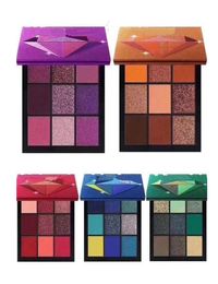 2021 Newest Makeup Brand Beauty Palette 9 color mini eyeshadow 5 Style star colors8180917