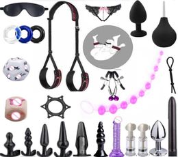 Tattooed Power Band Anal Plug Fun Sm Adult Combination Set Alternative Couple Toys Sex Goods WUH5338G3587590